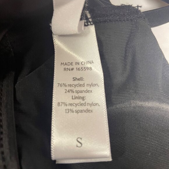 Andie The Rockaway Double Strap One Piece Swimsuit Black Sz SM - Picture 9 of 11